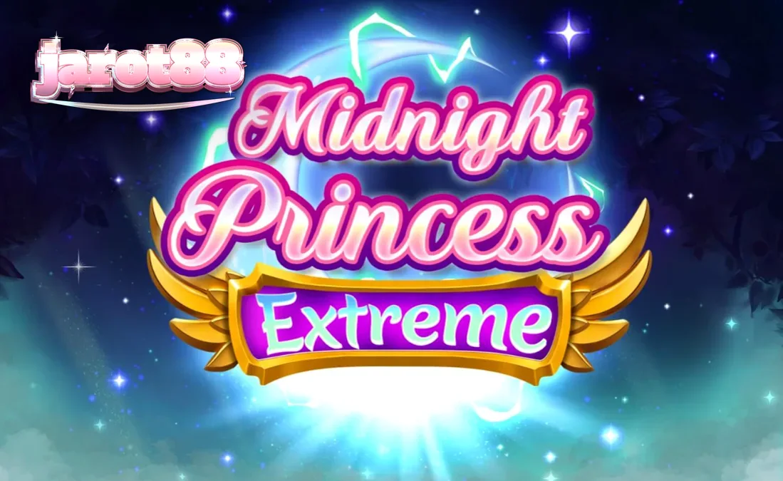 Tampilan visual slot Midnight Princess Extreme dengan latar belakang kosmik dan karakter anime.